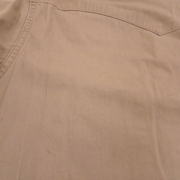 Vtg Carhartt Western Work Shirt Medium? 46" Chest USA Union Made Pearl Snap 80s - Picture 16 of 16